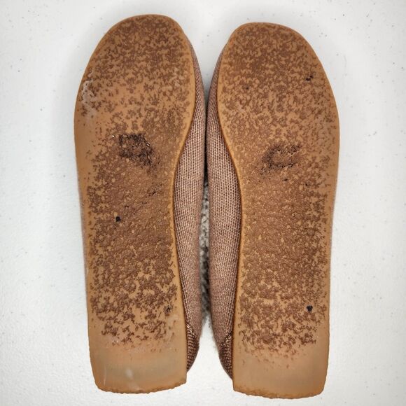 ROTHY'S Women's The Slipper Knit Wool Fleece Lining, Nutmeg Beige Tan Size 8 - Picture 12 of 14